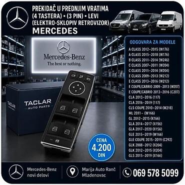 Car Electrical Components: PREKIDAC PODIZACA STAKLA MERCEDES A B C E CLA CLS ML GL GLA | at lalafo.rs — 2 Car Electrical Components: PREKIDAC PODIZACA STAKLA MERCEDES A B C E CLA CLS ML GL GLA | — 2