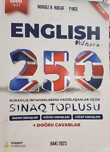 Testlər: Məhsul: “ENGLISH 250 – Buraxılış imtahanlarına hazırlaşanlar üçün — 1