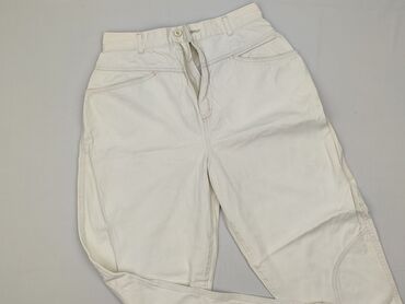 Women's Clothing: Material trousers for women, size L (EU 40)