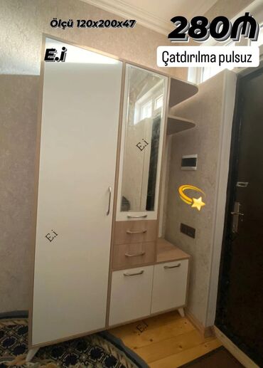 Komodlar: Yeni, Açılan, Düz dolab, Dəhliz dolabı, Azərbaycan