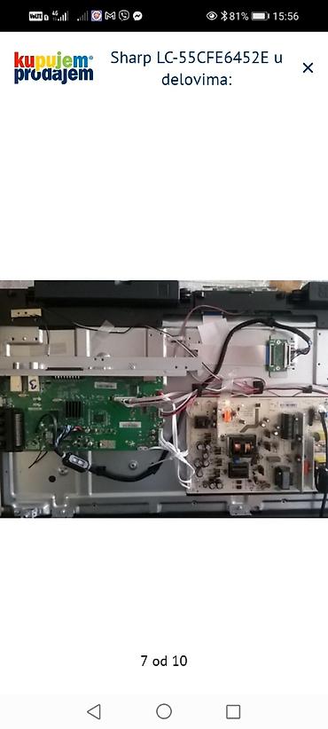Aksesoari za TV i video: Sharp LC-55CFE6452E – delovi Dostupni originalni delovi sa modela na lalafo.rs — 8 Aksesoari za TV i video: Sharp LC-55CFE6452E – delovi Dostupni originalni delovi sa modela — 8