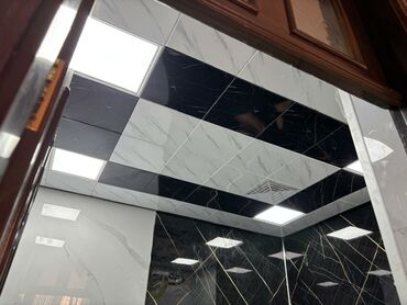 подвесной потолок в ванной: Подвесной потолок, Металл, Влагостойкая