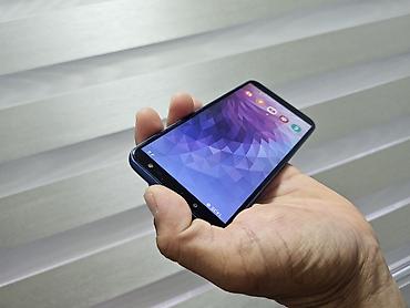 note 2: Samsung Galaxy J6, Б/у, 32 ГБ, цвет - Синий, 2 SIM — 8