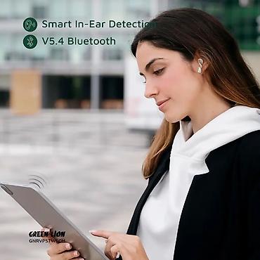 Audio: Green Lion simsiz qulaqlıq - Bluetooth 5.4 bağlantı: sabit və sürətli — 5