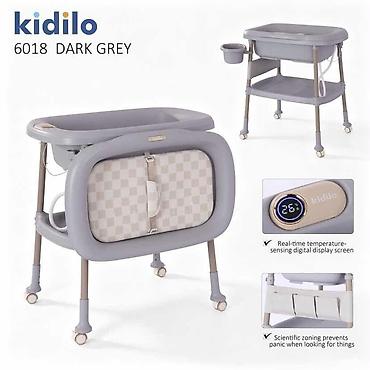 👶 **Yeni Gəldi – KIDILO 6018 Dəyişmə Masası və Körpə Vannası** ❤️‍🔥 ✨