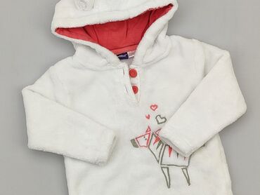 strój kąpielowy dwuczęściowy biały: Sweatshirt, Lupilu, 9-12 months, condition - Very good