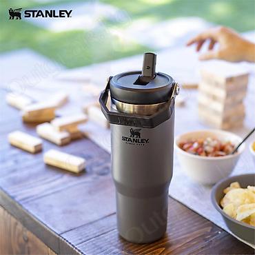 термобутылка: 🟠 Термобутылка STANLEY FLIP STRAW TUMBLER BOTTLE 887 ML 🟠 ⠀ Stanley — 7