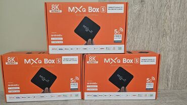 Smart TV bokslar: Yeni Smart TV boks TV box 8 GB / 128 GB, Android, Ünvandan götürmə, Ödənişli çatdırılma, Rayonlara çatdırılma