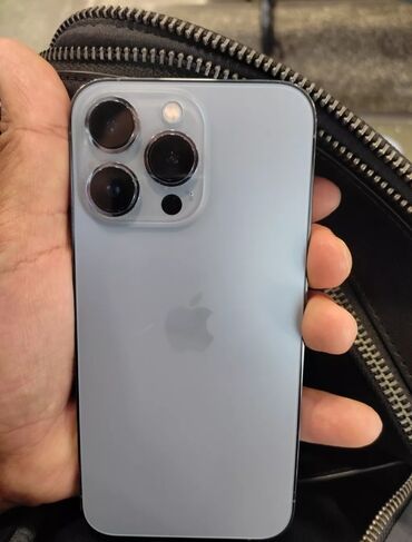 Apple iPhone: IPhone 13 Pro, Б/у, 256 ГБ, Blue Titanium, Зарядное устройство, 92 %