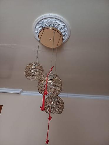 lüst: Çılçıraq, 3 lampa, Metal — 2