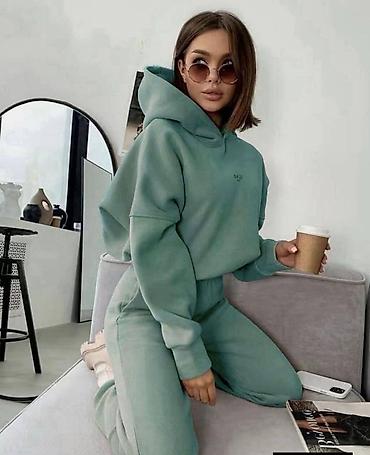 Gornji i donji deo: Ženski komplet trenerke sa duksericom – full termo 🔥 - Dvodijelni — 10