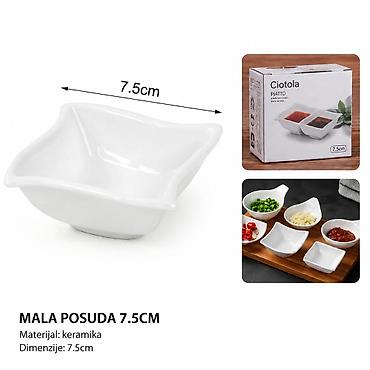 Činije: KMT Mala 5412497 Mala keramička posuda (7.5 cm) za serviranje i — 1