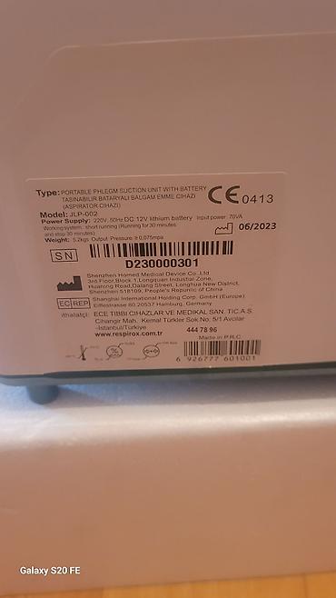 biostat n 60: RespiroX JLP-002 – Bataryalı Portativ Aspirator (Phlegm Suction Unit) — 2