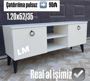 embawood mebel qiymetleri: TV STEND / TV altı Yeni və sifarişlə. Qiymət : 90₼ Ölçü 
