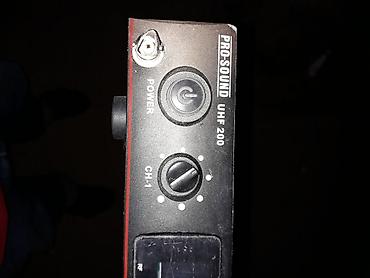 audio mikser: PROSOUND UHF 200 – simsiz mikrofon sistemi üçün qəbuledici — 6