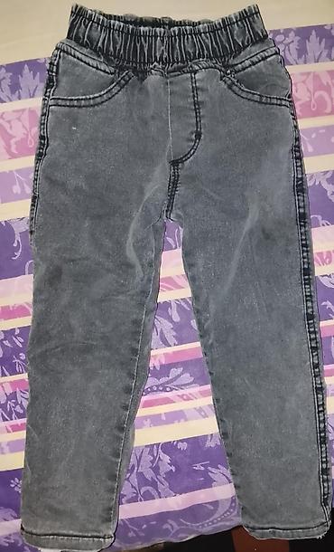 parça şalvar: Uşaq üçün cins şalvar - Rəng: tünd boz/“washed” effektli - Model — 1