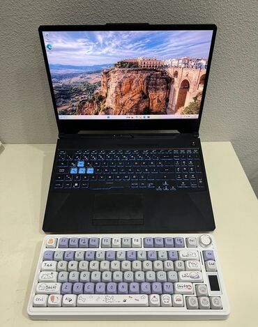игровые ноутбуки бу: Ноутбук, Asus, 24 ram gb ГБ ОЭТ, AMD Ryzen 9, 15.6 ", Колдонулган, Жумуш, окуу үчүн, эс тутум SSD