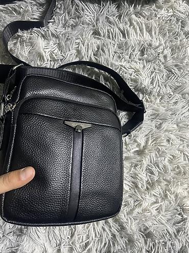 Барсетки: Барсетка, Материал: Экокожа, Регулируемый ремень, Новый — 9