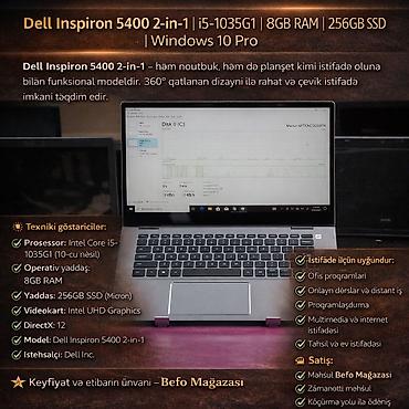 en ucuz macbook: Dell Inspiron 5400 2-in-1 | i5-1035G1 | 8GB RAM | 256GB SSD | Win 10 — 1