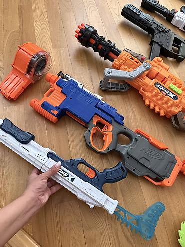 Игрушечное оружие: Böyük Nerf və oyuncaq blaster kolleksiyası Məzmun: - Müxtəlif ölçü və at lalafo.az — 7 Игрушечное оружие: Böyük Nerf və oyuncaq blaster kolleksiyası Məzmun: - Müxtəlif ölçü və — 7