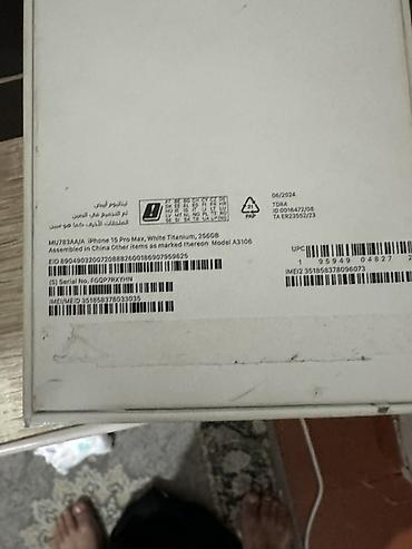 хр корпус: IPhone 15 Pro Max, Б/у, 256 ГБ, Серебристый — 7