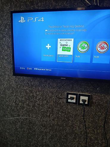 qled tv: PlayStation 4 (PS4) oyun konsolu dəsti - Model: PS4 (şəkillərdə — 2