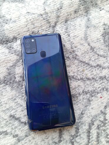 samsung запчасти: Samsung Galaxy A21S, 64 ГБ, цвет - Синий, 2 SIM