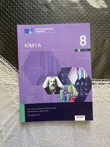 kimya kitabları: Dim kimya 8-ci sinif test kitabı
Yenidir
Whatsapp aktivdir