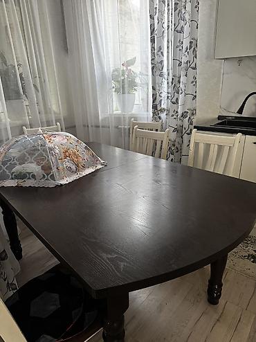 Кухонный стол, Б/у, Прямоугольный, Раскладной