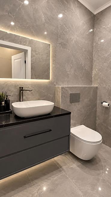 Продажа квартир: 3 комнаты, 90 м², Асанбай мкр Элитка, 12 этаж, Дизайнерский ремонт — 8