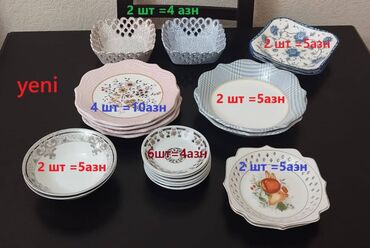 Digər süfrə qabları: Boşqablar