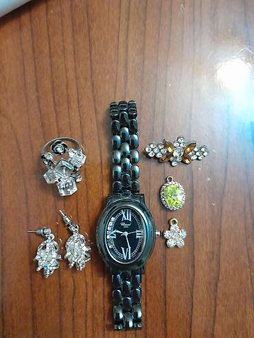 versace saat 2. el: Qadın aksesuarları dəsti - Kulonlar: - Dairəvi metal kulon – — 2