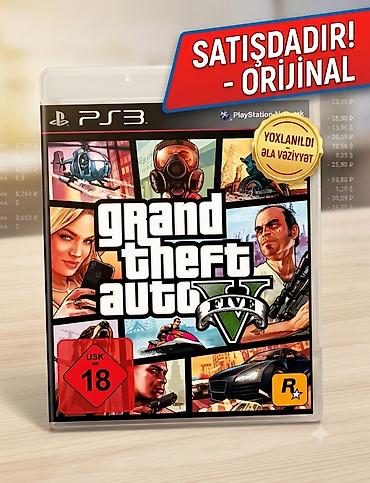 gta vice city disk: PS3 üçün Grand Theft Auto V (GTA V) – orijinal disk versiyası - — 1