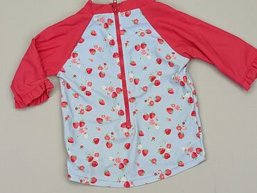 jeansy z haftem kwiatowym: Blouse, 6-9 months, condition - Very good