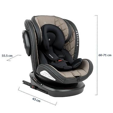 tom tailor farmerice: KIKKA BOO Autosedište STARK ISOFIX, 0–1–2–3 (0–36 kg), beige | Šifra — 4