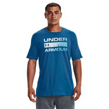 мужские футболки из полиэстера: Футболка S (EU 36), L (EU 40), 2XL (EU 44), цвет - Синий