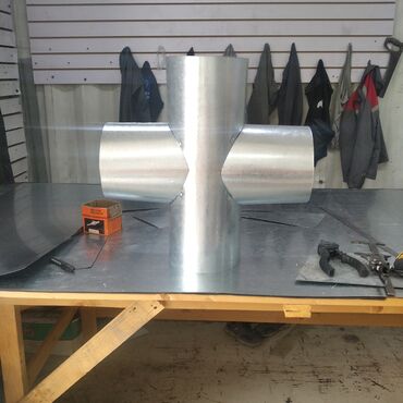 Жестяные работы: Вентиляция вытяжки — 3