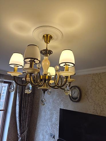 tavan modelleri: Çılçıraq, 6 lampa, Metal — 3