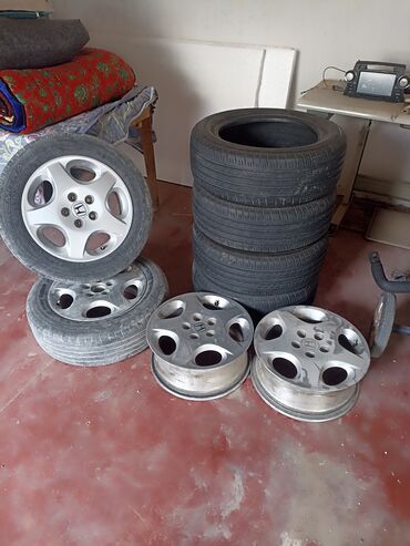 диски r17 honda: Колеса в сборе R 16, Лето, Б/у, Комплект
