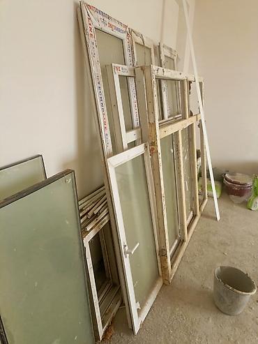 plastik arakəsmə: PVC pəncərə və balkon qapısı dəstləri - Material: ağ rəngli PVC — 4