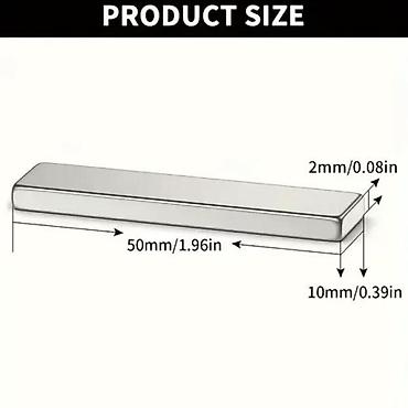rucni nosko: Jaki neodimijumski šipkasti magneti 50x10x2mm T-32 NOVO — 2