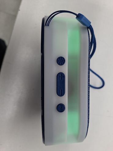Audio: Portativ Bluetooth kolon – DH-1208 model - Kompakt oval dizayn, mavi — 2