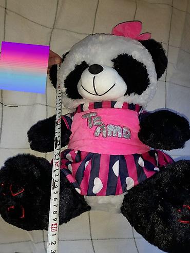 panda kukla sekilleri: Məhsul: Yumşaq oyuncağ – panda ayısı - Ölçü: Təxminən 40 sm hündürlük — 2
