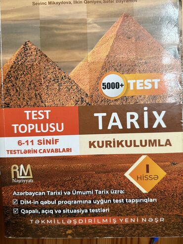 dim tarix test toplusu 2023: Tarix test kitabı buraxılışa hazırlaşanlar üçün