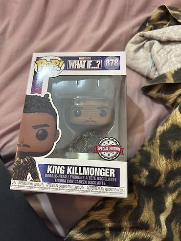 pubg pop satisi: Funko Pop! Marvel Studios “What If…?” – King Killmonger (878) Special — 1