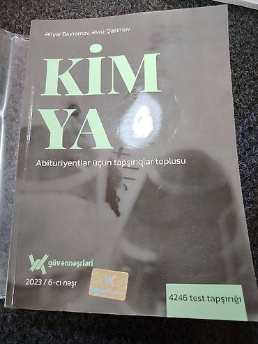Kitablar və jurnallar: Kimya və Biologiya üzrə abituriyent və müəllimlər üçün dərs vəsaitləri — 3