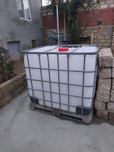 IBC konteyner – 1000 litr - Həcm: təqribən 1000 L (standart IBC) -