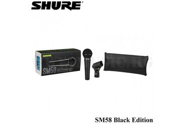 громкоговоритель купить бишкек: Динамический микрофон Shure SM58 Black Edition Модель SM58 Black