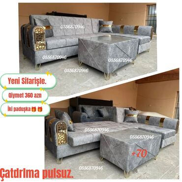 Divanlar: Künc divan, Yeni, Açılan, Bazalı, Parça, Şəhərdaxili pulsuz çatdırılma — 4