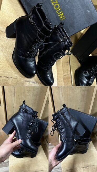 кожанные ботинки: Женская обувь и детские кроссовки — подборка моделей 1) Черные